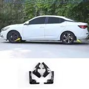 For Nissan Sentra 2020-2024 Painted Black Mud Flaps Fender Splash Saft Guards 4X