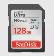 SanDisk Ultra SDXC SDUNB 128GB C10 Memory Card