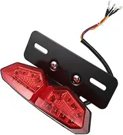 WEKADRIN Led Motorcycle Tail Light Universal Fitment Stylish Upgrade Easy Installation High Visibility