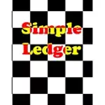 SIMPLE LEDGER: CASH BOOK ACCOUNTS BOOKKEEPING SIMPLE INCOME EXPENSE - BOOK ACCOUNTING LEDGER BOOK SIMPLE FOR BOOKKEEPING JOURNAL FOR