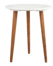 Safavieh Valerie Round Marble Accent Table
