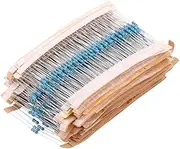 Resistor Component, with Storage Box Metal Film Resistors, 64 Different Values for DIY Projects and Experiments