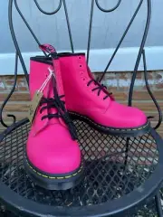 Dr. Martens 1460 Clash Pink Boots Size 10 Women