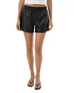 Lamarque Sigrid Faux Leather Boxer Style Shorts