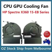 Genuine CPU GPU Cooling Fan For HP Spectre X360 15-EB 15T-EB TPN-Q226 Left Right