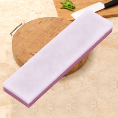 Double Sided Whetstone Blade Sharpening Stone Sharpener - White