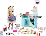 LOL Surprise OMG to-Go Diner Playset with 45+ Surprises- Miss Sundae Exclusive Fashion Doll with Color Change Features Including Accessories, Holiday Toy Playset, Great Gift for Kids Ages 4 5 6+ Years