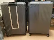 Samsonite Lite Box (Curv) 81cm Large Suitcase Eclipse Grey - Quantity of TWO (2)