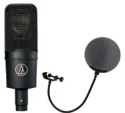 Audio-Technica At4040 Condenser Microphone With Metal Pop Filter