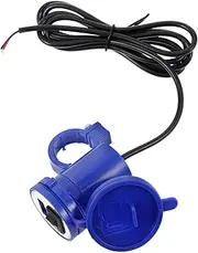 CHILDWEET USB Charger for Motorcycle 12V Accessory Motorbike USB Phone Charger Blue