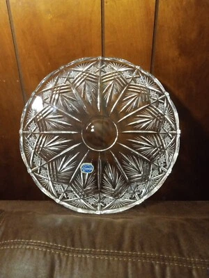 BOHEMIA CRYSTAL PLATTER ...$30