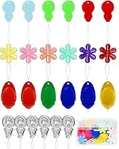 FIVEIZERO Needle Threaders Kit – 24 PCS Needle Threader for Hand Sewing,4 Type Simple Needle Threaders for Needles,Needle Threader for Sewing Machine & Embroidery Floss with Clear Storage Box