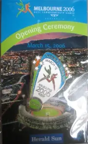Collectable Melbourne 2006 XVIII Commonwealth Games Opening Ceremony badge