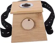 CALLARON 1pc Portable Bamboo Moxa Box Thicken Moxibustion Tool for Home Use Single Design for Targeted Therapy for Shoulders Neck Joints and Travel