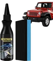 Scratch Repair for Vehicles,Swirl Polishing Compound Paint Scratch Removal | Coating Polish Wax with Sponge Shine Restorer Kit for Glass