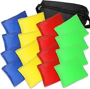TOY Life Kids Cornhole Outdoor Games - Bean Bag Toss Game for Kids - Kids Outdoor Toys - Cornhole - Outdoor Games for Kids - 10 Bean Bag Toss and 6 Corn Hole Balls