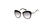 100% AUTHENTIC Roberto Cavalli Rc918s-a Cateye Black Grey Sunglasses 05b