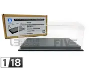 ATLANTIC CASE 1/18 - DISPLAY CASE SHOW-CASE 1/18 - MULHOUSE GREY LEATHER 10115