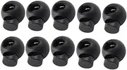 LALAFINA Spring Loaded Cord Locks 25 Pcs Round Toggles for Luggage Camping Gear Emergency Supplies