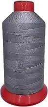 UV Resistant Bonded Polyester Sewing Thread for Upholstery, Outdoor, Marine (Gray, Tex 90)