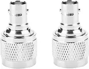 2 PCS Type N Male to BNC Female RF Connector, Coaxial Coax Adapter, Radio Adapters Coax Connectors for Test Converter