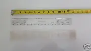 NOS Southern Photo Print & Supply Co 2546 Drafting Machine Scale Ruler 12"