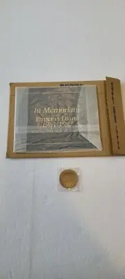 VTG Princess Diana Stamp & Coin Set UNOPENED In Memoriam 1961-1997