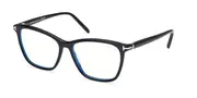 Tom Ford FT5989-B Blue-Light Block 001 Men's Glasses Black Size 55 - Private Health Rebate - Blue Light Block Available