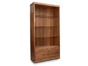 Elwood Tasmanian Blackwood Large Bookcase Display Wall Unit