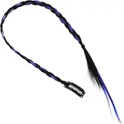 NIYANGLE Braiding Hair Wig for Women Decorative Fake Hair Braid with Clip Easy Installation Natural Appearance Unique Styles for Special Occasions
