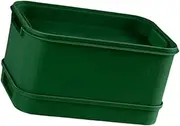 Generic Seed and Sprout Tray, Mini Greenhouse Germination, Multifunctional Space-Saving Sprout Planter for Arugula, Radish, Dark Green, as described