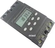 MISOL 1 unit of 220V Timer Switch Timer Controller LCD displayprogram/programmable timer switch25A amps