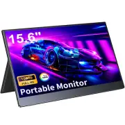UPERFECT 15.6” IPS Portable Monitor FHD 1080P Monitor Anti-Glare Mini HDMI USB-C