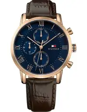 [Tommy Hilfiger] Kane Leather Watch in Brown 1791399