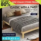 ALFORDSON Bed Frame Queen Double King Single Size Wooden Mattress Base Pramod