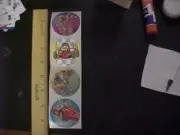 4 Different Warner Bros.. Taz, Bugs Bunny and Tweety 1994 Vintage Stickers