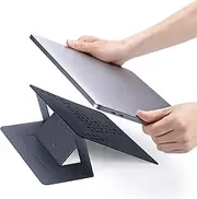 MOFT Laptop Stand, Invisible Lightweight Laptop Computer Stand, Compatible with MacBook, Air, Pro, Tablets and Laptops up to 15.6", Patented Grey Non-Adhesive