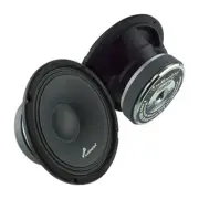 1 Pair 8" 500W Full Range Loud Speakers Low Mid Range Audiopipe APMB-8-D New