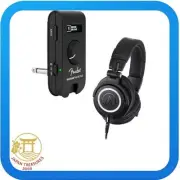 Fender USA Fender Mustang Micro Plus + Audio-Technica ATH-M50X Monitor Headphone