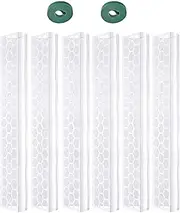 [Generic] Moss Pole for Monstera - 17 Inches Moss Pole for Plants Indoor Stackable - Monstera Stake Transparent Plant Climbing Pole for Monstera Green Ivy Money Tree