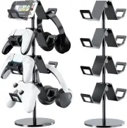 Controller Holder 4 Tier,Headphone Stand - Adjustable Controller Stand for Xbox