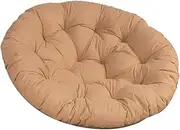 yuksok Hanging Egg Chair Cushion Outdoor Seat Cushion Washable Swinging Chair Pad Garden Chair Mat for Porch Indoor Yard Patio House, Khaki