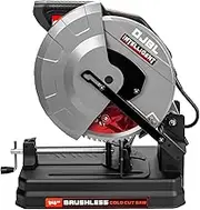 DJBL Metal Cutting Saw Brushless 355mm Dry Cut Saw Cold Cut Saw 3500w Motor Speeds Changeable Metal Chop Saw with 66 Teeth Ferrous Cutting Blade 45 Degree Adjustable Heavy Duty