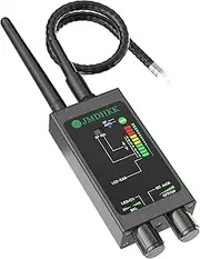 JMDHKK M8000 Hidden Camera Detector, Camera Finder,Bug Detector, Magnetic Tracker Detector, Portable Privacy Protection Device for Travel, Hotels, Vehicles, Offices, and Fitting Rooms (Black)
