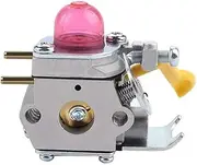 C1U-W18 Carburetor Fit For POULAN FL20 FL23 FL26 FX26 FX26S MX550 C1U-W24 Carburetor Carb For TE475Y XT260 XT700 FL20C MX557 SST25C(Silver)