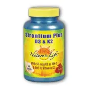 Strontium Plus D&K 60 Tabs By Nature's Life