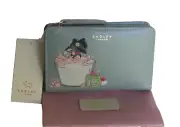 Radley London SPA DAY Medium Genuine Leather Wallet Purse Medium Green NWT $118
