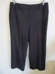 Ann Klein Pants Size 16 Black Career Slacks NWT