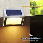 4/8pcs Solar Wall Light Outdoor to Solar Deck Light Fence Light Patio Yard .t