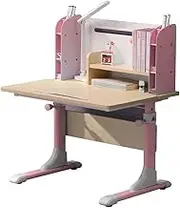 Ergonomic 80cm Height Adjustable Children Kids Study Desk Pink AU